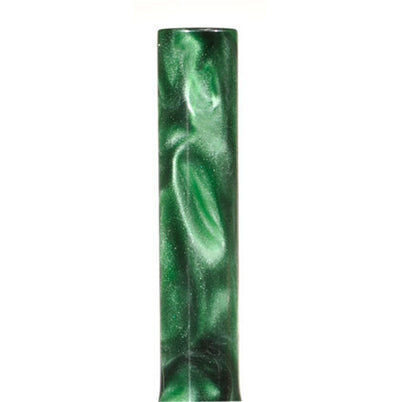 Carbatec Large Acrylic Pen Blank - Green / Pearl Swirl