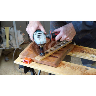 Arbortech TURBOShaft Freehand carving tool attachment.