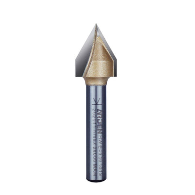 Arden "V" Groove and Engraving Bit - 60° Angle 1/4" Shank