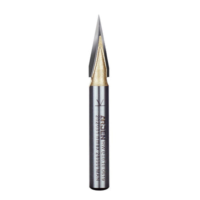 Arden "V" Groove and Engraving Bit - 22° Angle 1/4" Shank