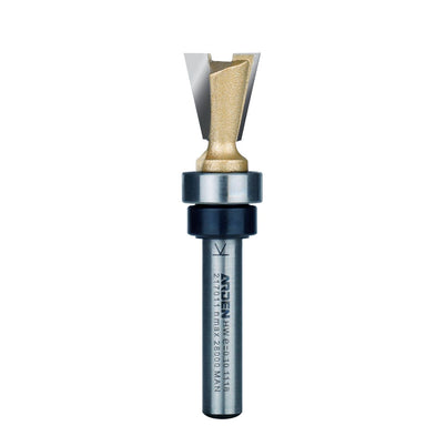 Arden Dovetail Bit with Bearing - 12.7mm Diameter 1/4" Shank