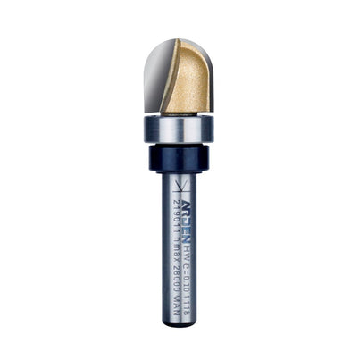 Arden Core Box / Round Nose Bit with Bearing - 12.7mm Diameter 1/4" Shank