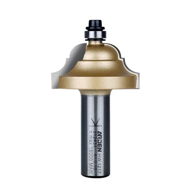 Arden Classic Roman Ogee Bit with Bearing - 38.1mm Diameter 1/2" Shank