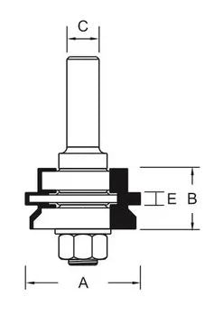 Arden Reversable Glue Joint Bit