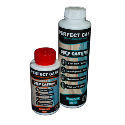 Perfect Cast 2 Part Resin and Hardener - Deep - 750ml Kit