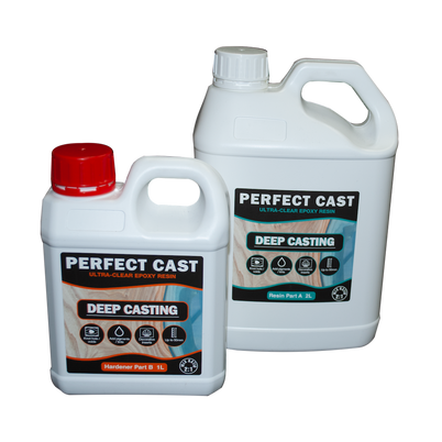 Perfect Cast 2 Part Resin and Hardener - Deep - 3 litre Kit