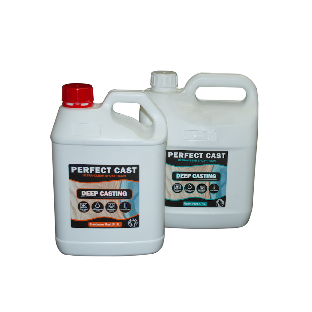 Perfect Cast 2 Part Resin and Hardener - Deep - 6 litre Kit