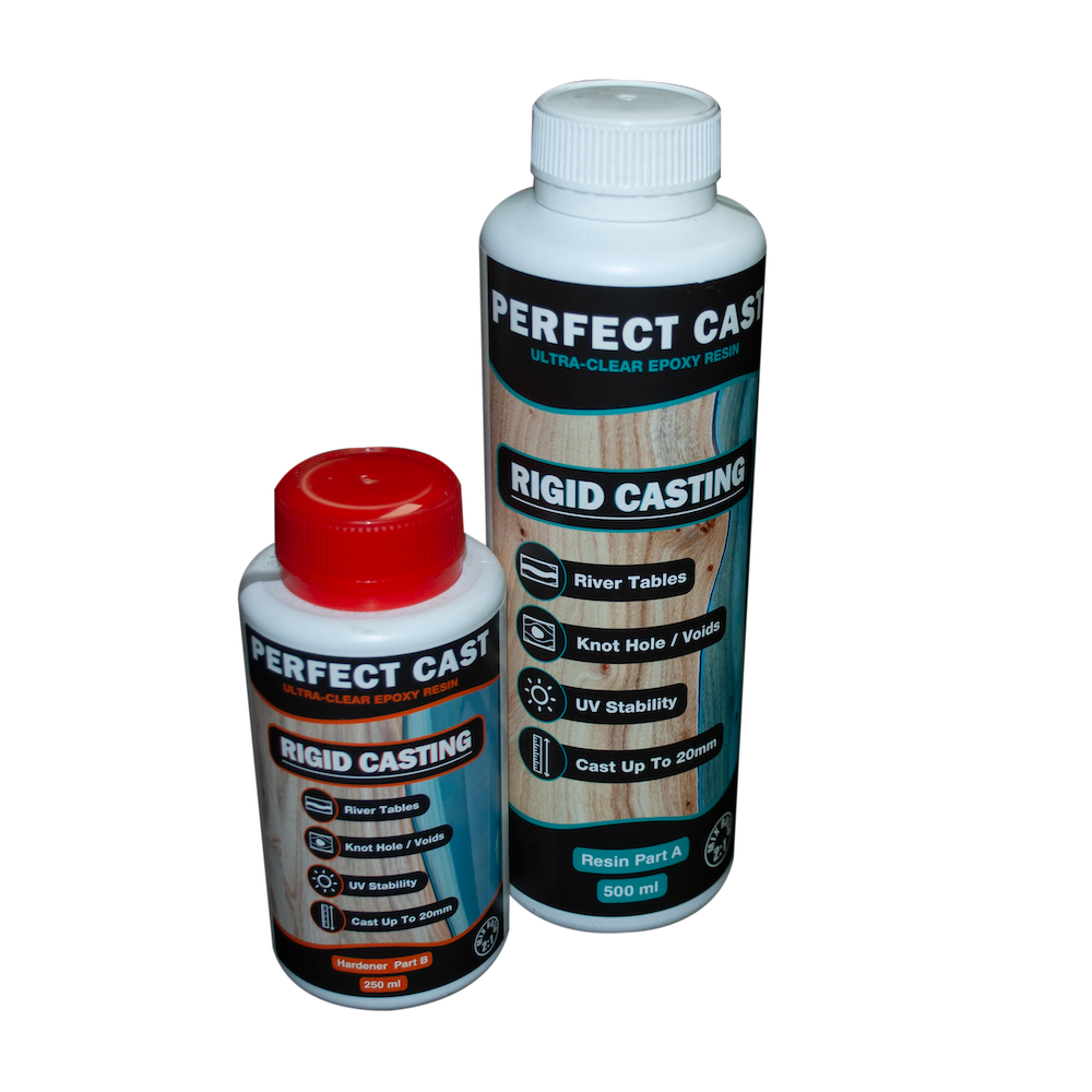 Perfect Cast 2 Part Resin and Hardener - Rigid - 750ml Kit