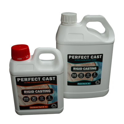 Perfect Cast 2 Part Resin and Hardener - Rigid - 3 litre Kit