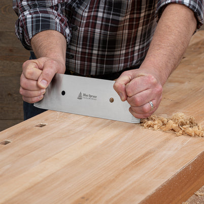 Blue Spruce Straight Card Scraper 10"