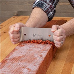 Blue Spruce Straight Card Scraper 8"