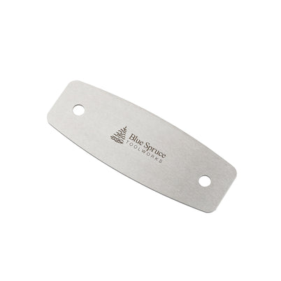 Blue Spruce Curved Card Scraper 6"