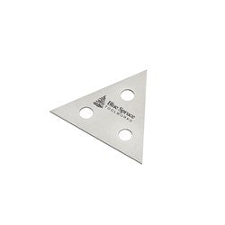 Blue Spruce Triangle Card Scraper 3"