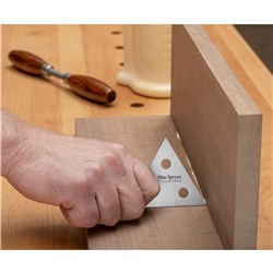 Blue Spruce Triangle Card Scraper 3"