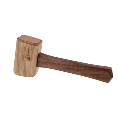 Blue Spruce 16oz Rectangular Maple Mallet with Walnut Handle