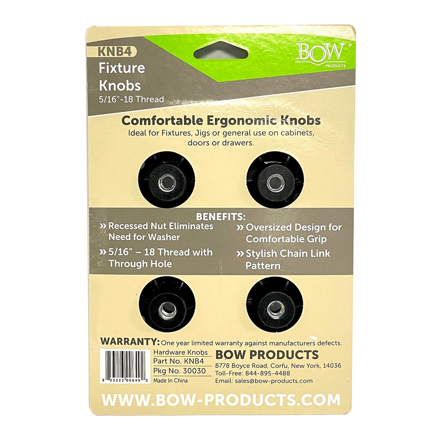 Bow Products Jig Making Knobs