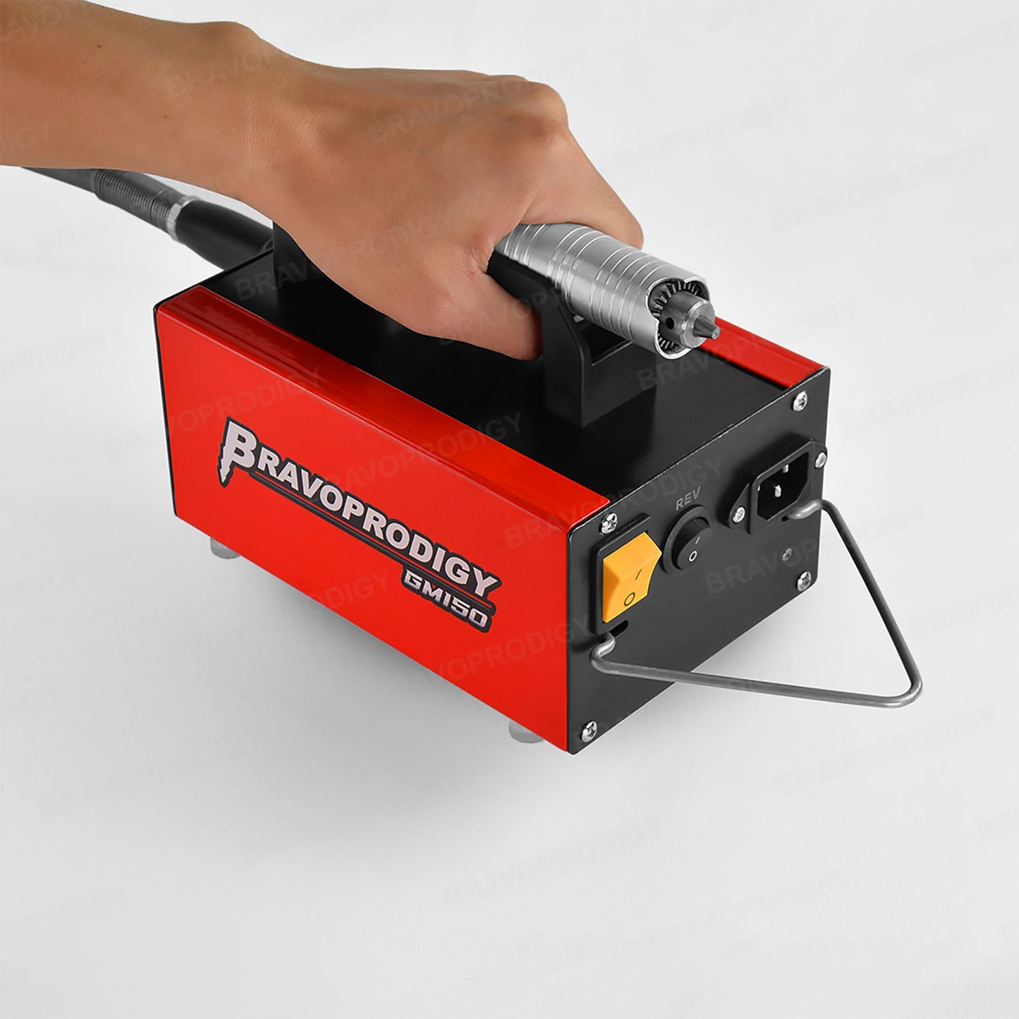 Bravoprodigy Flexible Shaft Grinder with Collet Style Handpiece