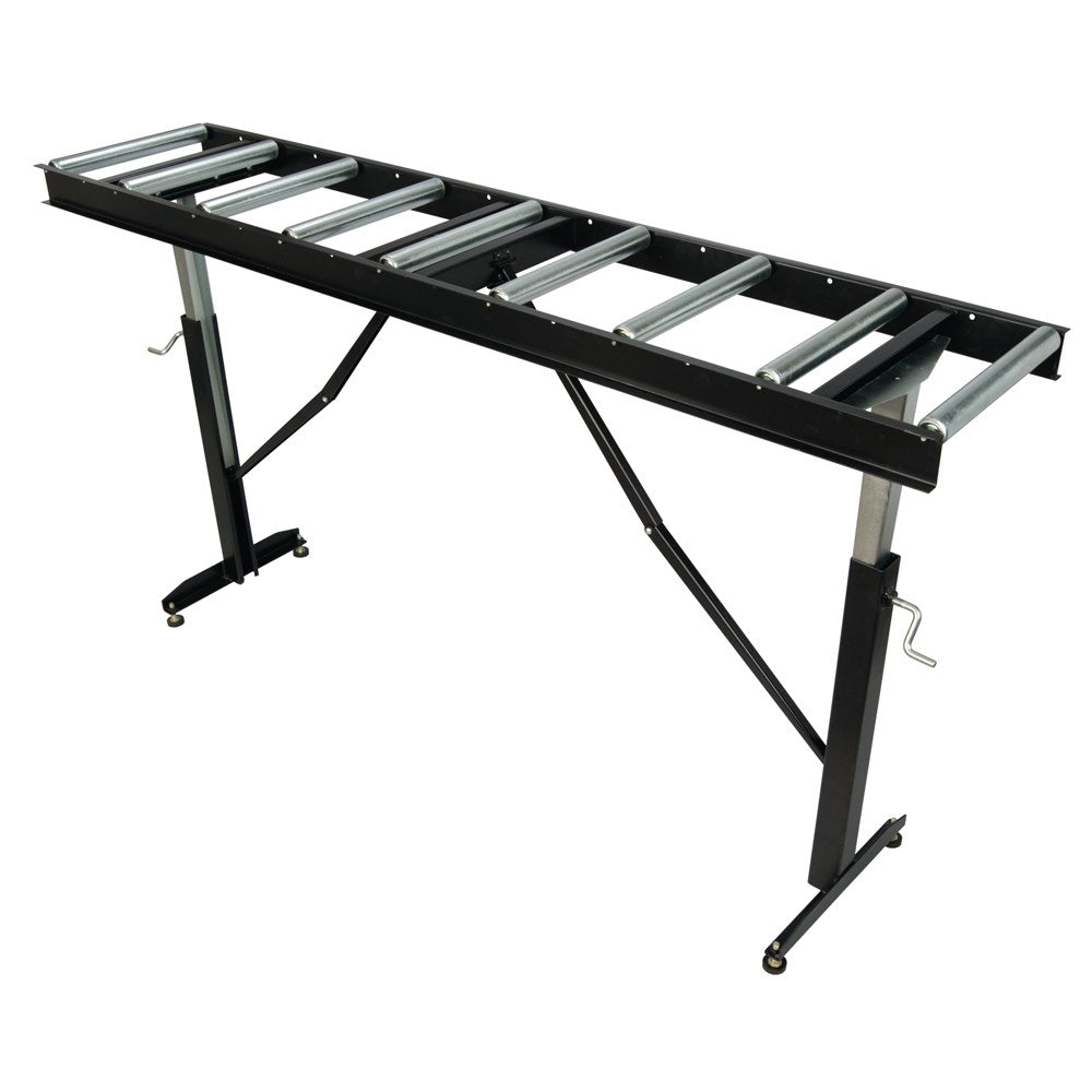 Carbatec Large Roller Stand with Nine Rollers