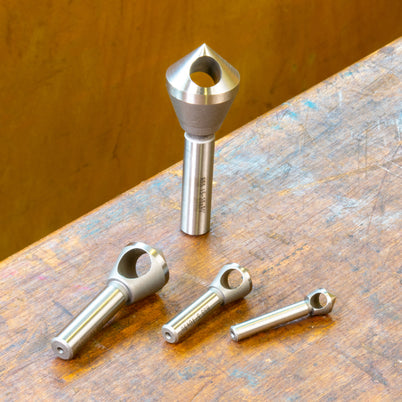 Carbatec Cross-Hole Countersink Set - 90deg.
