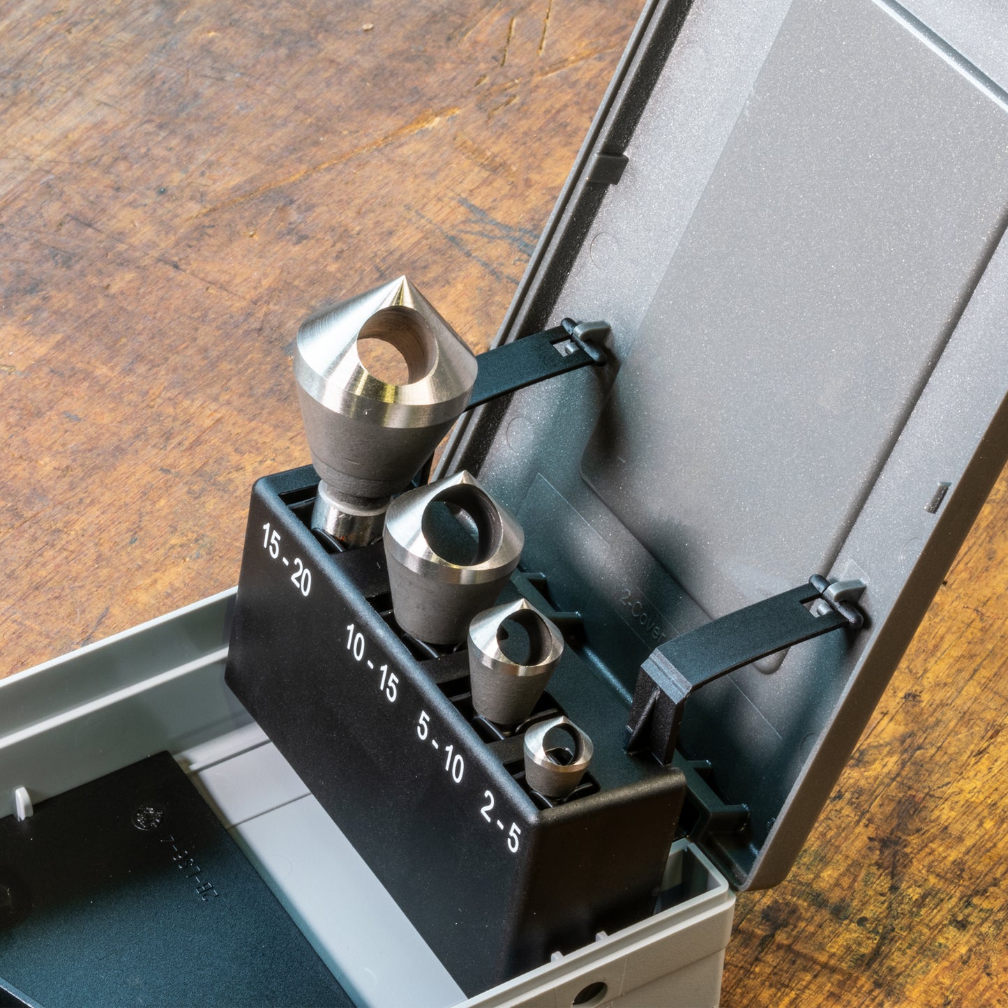 Carbatec Cross-Hole Countersink Set - 90deg.