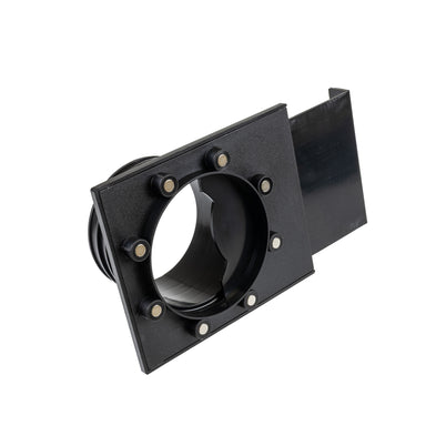 Carbatec Magnetic Fitting Blast Gate 4Inch 100mm Spiral Thread