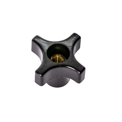 Carbatec Small Cross Knobs - 5/16" Internal Thread - Pk4