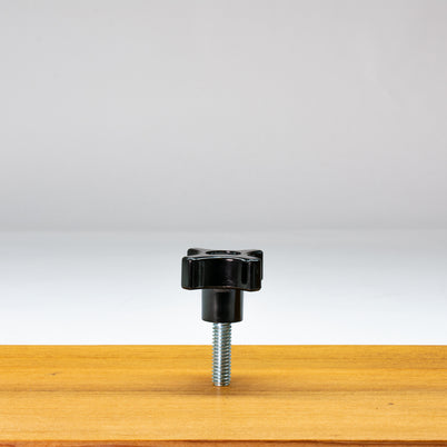 Carbatec Small Cross Knob - 5/16" External Thread - Pk4
