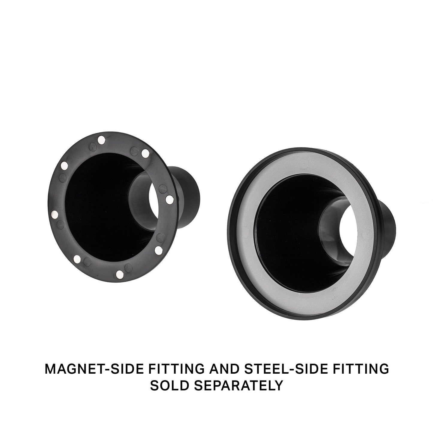 Carbatec Magnetic Quick Connect Dust Hose Fitting - Magnet Side suits 2.5inch Hose