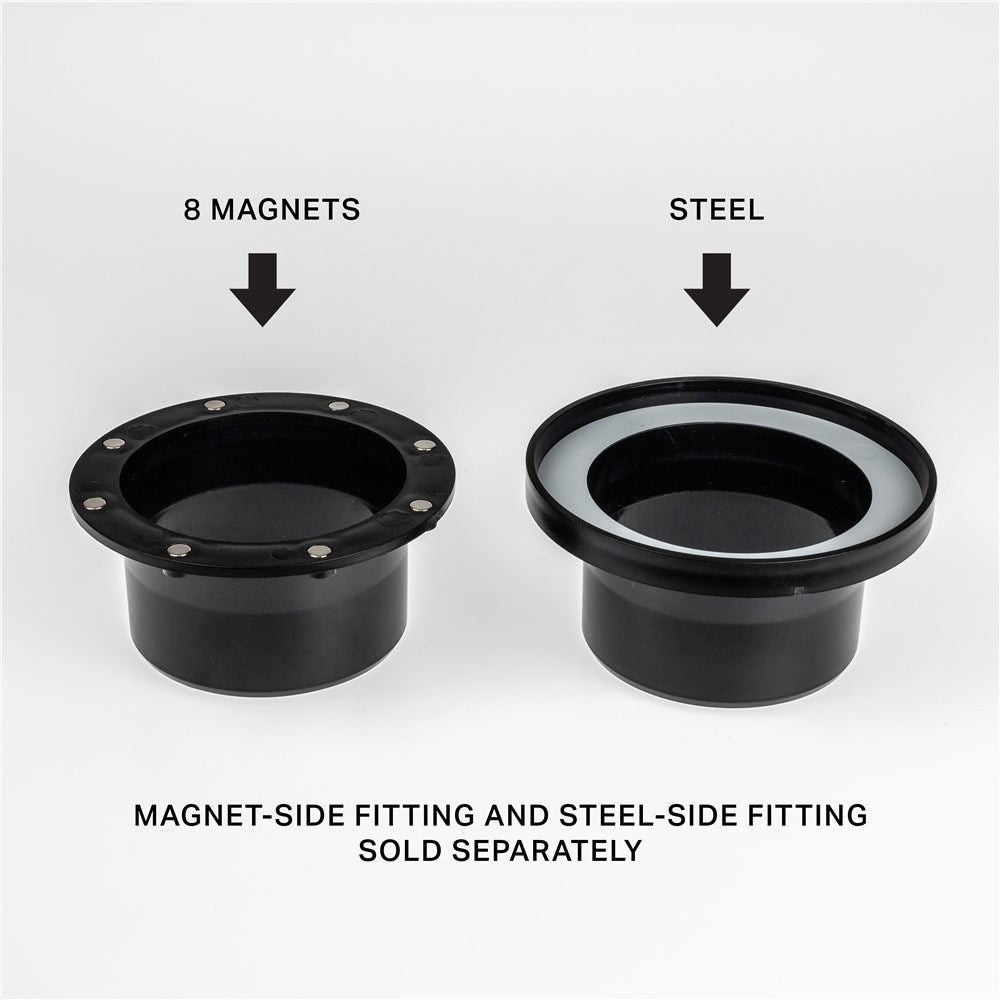 Carbatec Magnetic Quick Connect Dust Hose Fitting - Magnet Side suits 4inch Hose