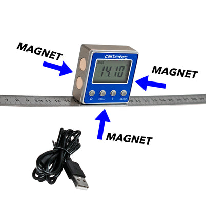 Carbatec Rechargeable Digital Angle Finder