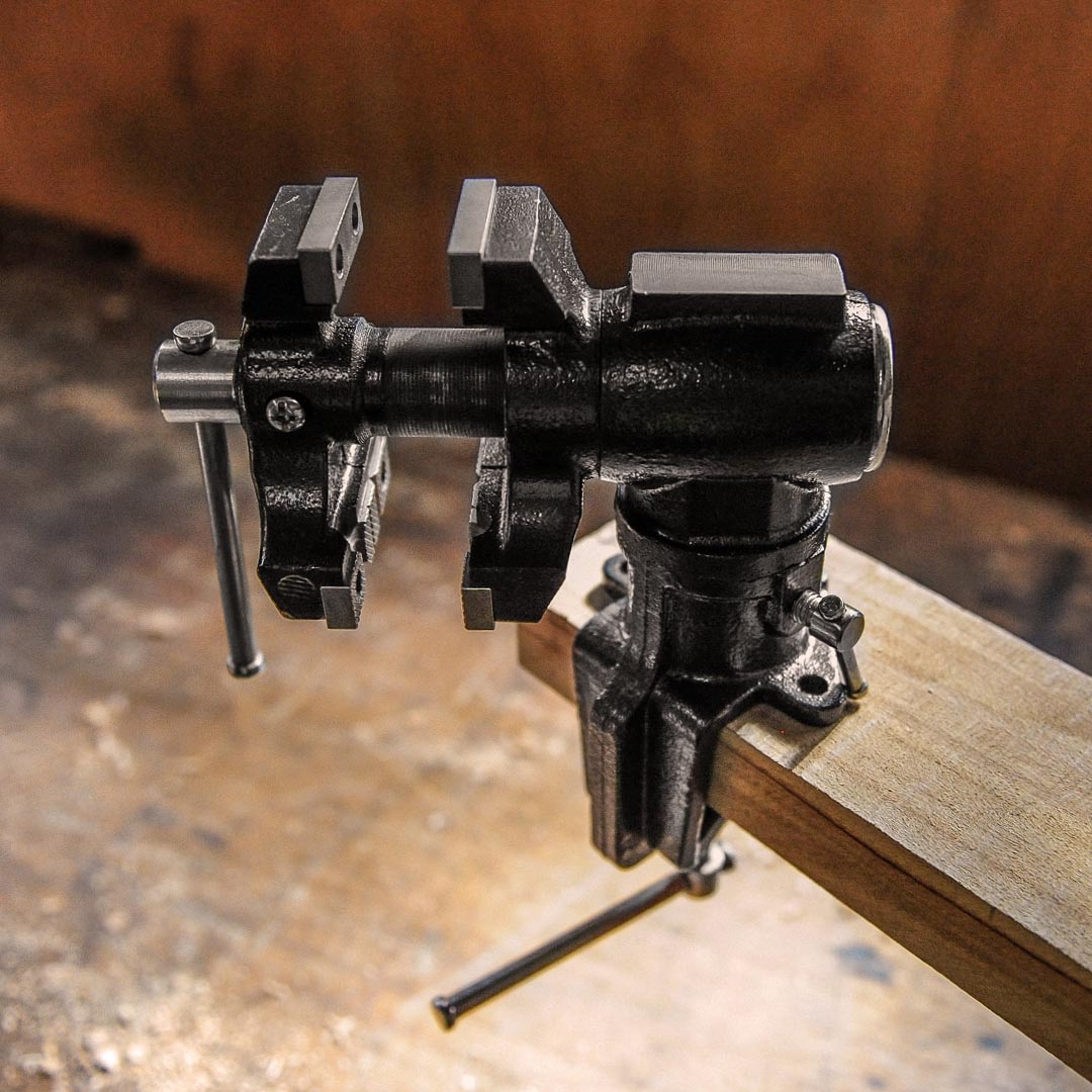 Carbatec Clamp on Swivel Head Vice