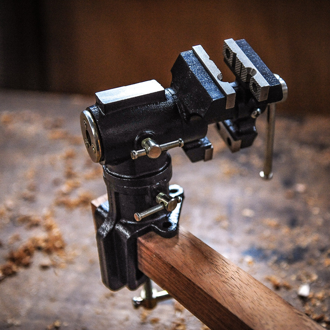 Carbatec Clamp on Swivel Head Vice