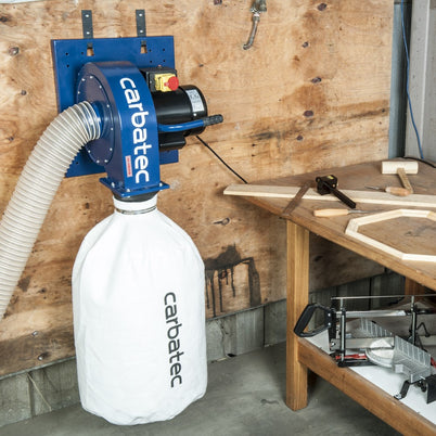 Carbatec Economy Single Bag Dust Collector - 1 HP