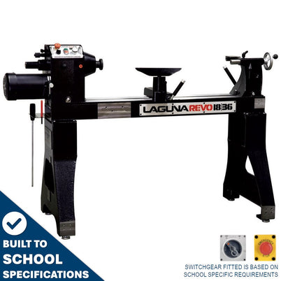 Laguna REVO 18|36 Long Bed Wood Lathe - Built to School Specifications