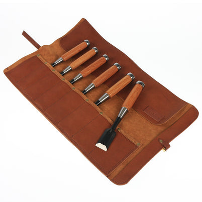En Mina 8 Pocket HD Tanhide Chisel Roll