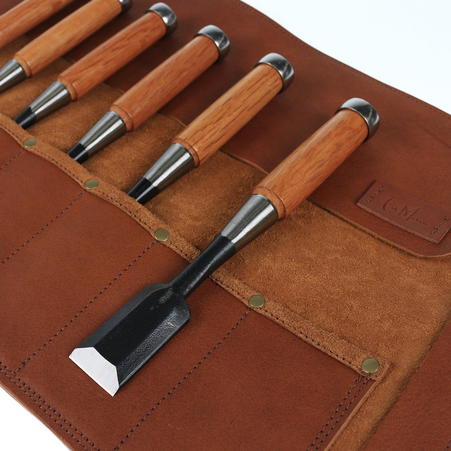 En Mina 8 Pocket HD Tanhide Chisel Roll