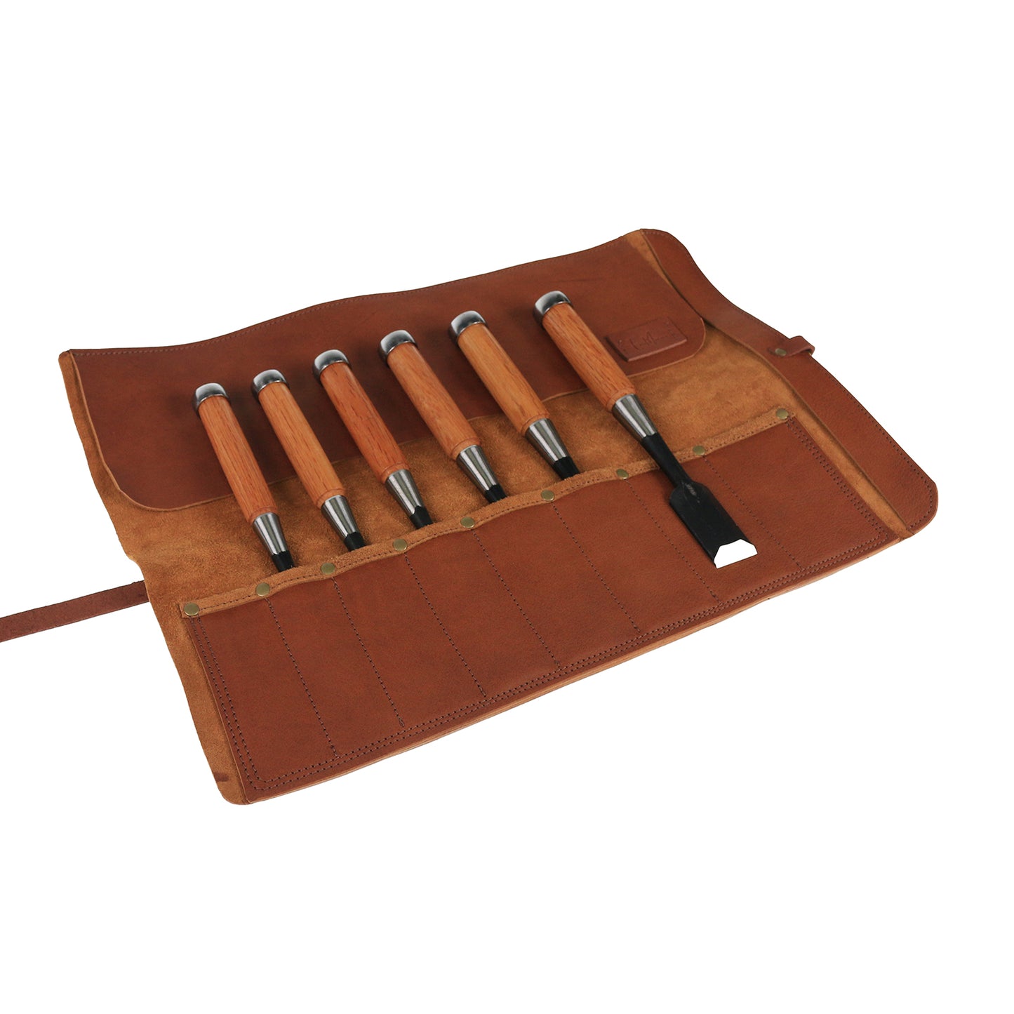 En Mina 8 Pocket HD Tanhide Chisel Roll
