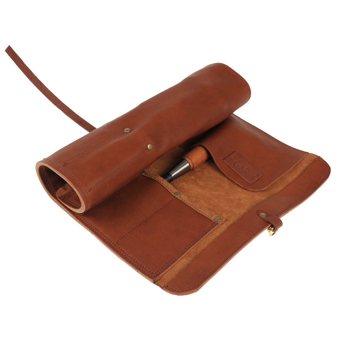En Mina 8 Pocket HD Tanhide Chisel Roll
