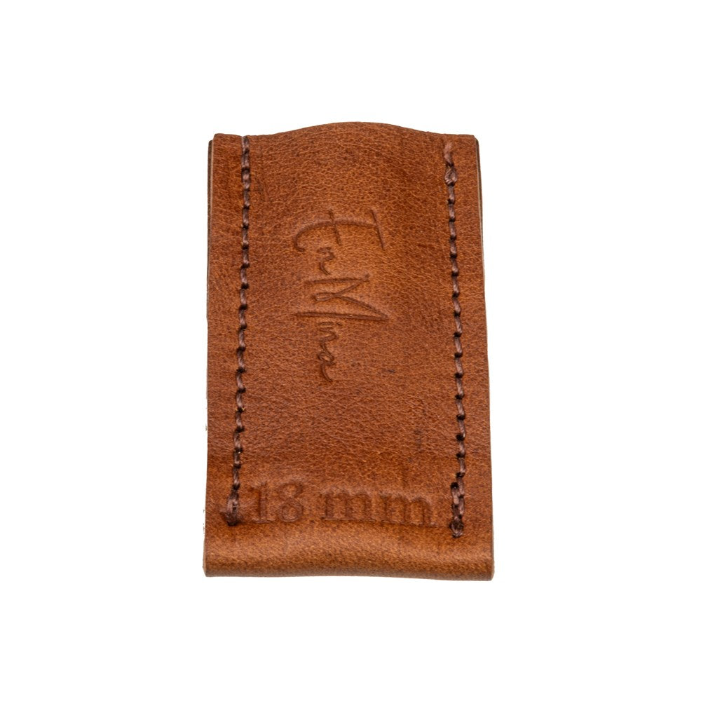En Mina Leather Chisel Tip/Holdfast Cover 18mm