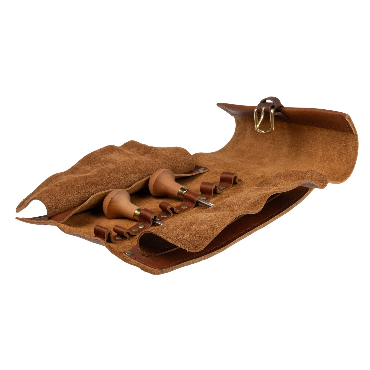 En Mina Palm Chisel Leather Roll 7 Slots