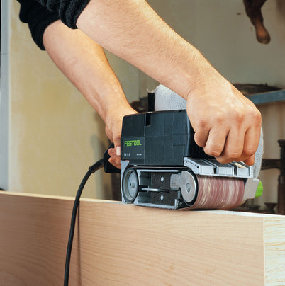 BS 75mm Belt Sander with Sanding Frame Set