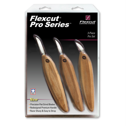Flexcut FP200 Pro Range 3-Pack: Full Sized Handle