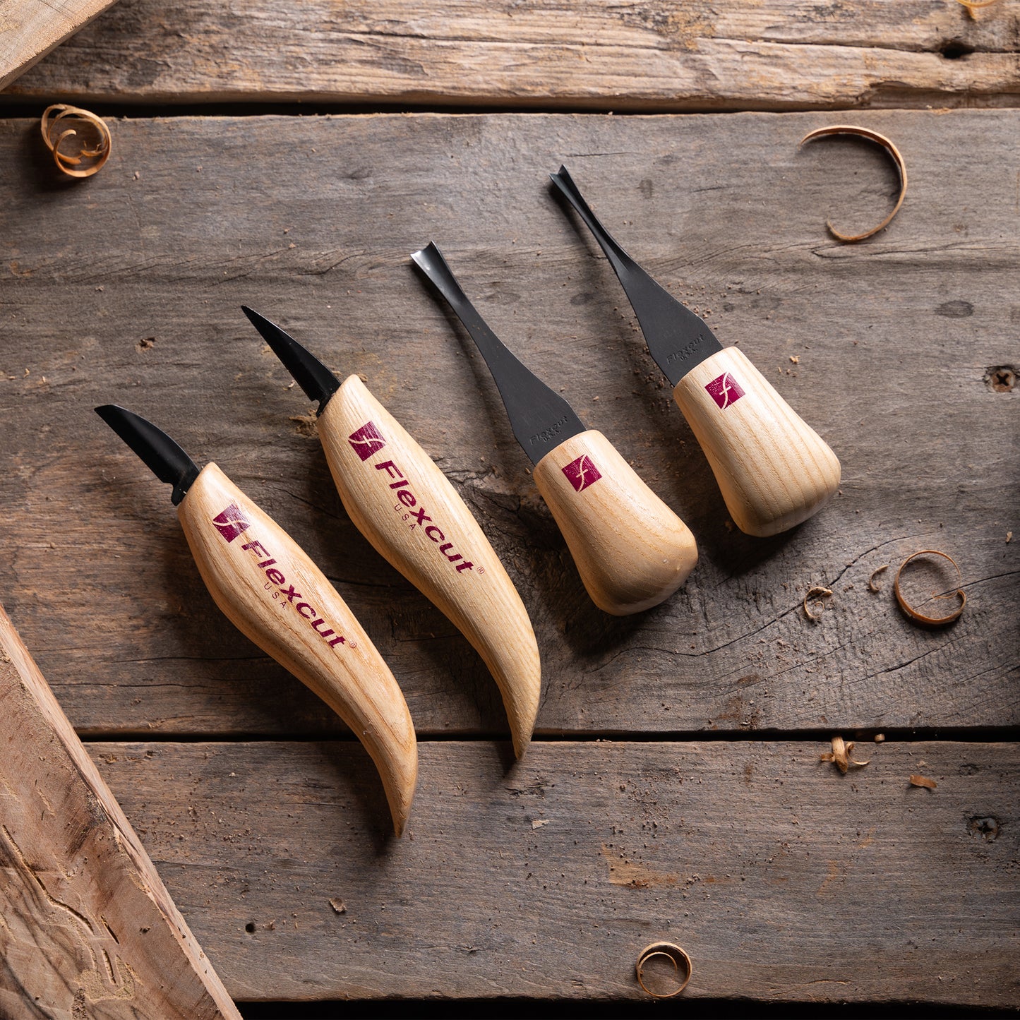 Flexcut Beginner Palm & Knife Set