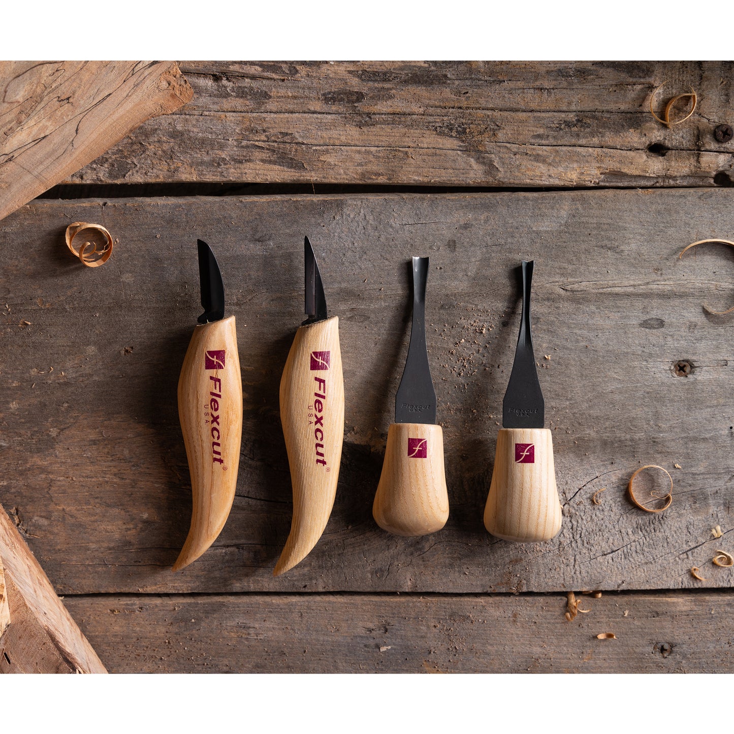 Flexcut Beginner Palm & Knife Set