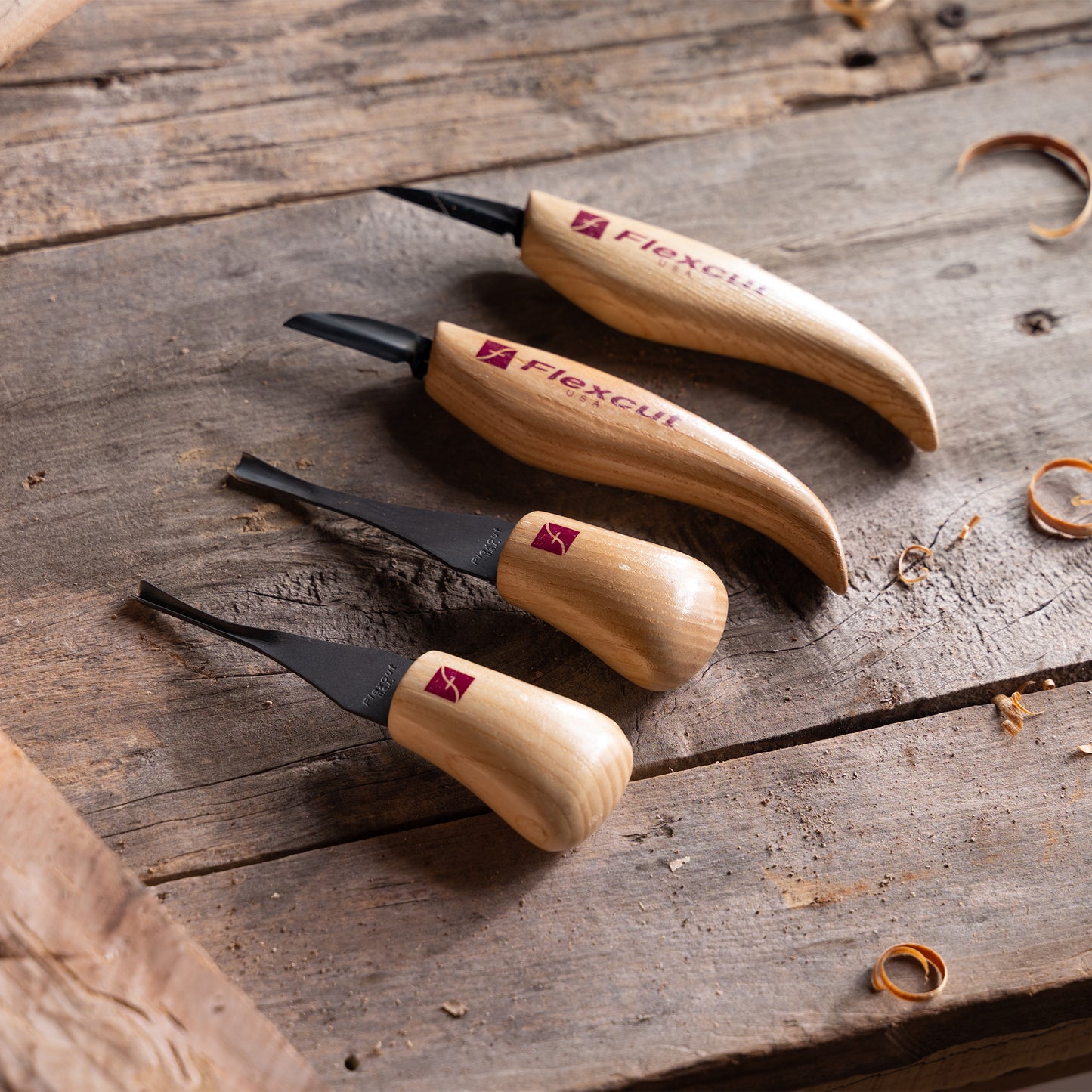 Flexcut Beginner Palm & Knife Set