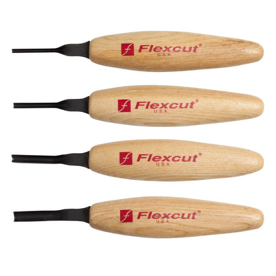 Flexcut Deep U Gouge Micro Tool Set