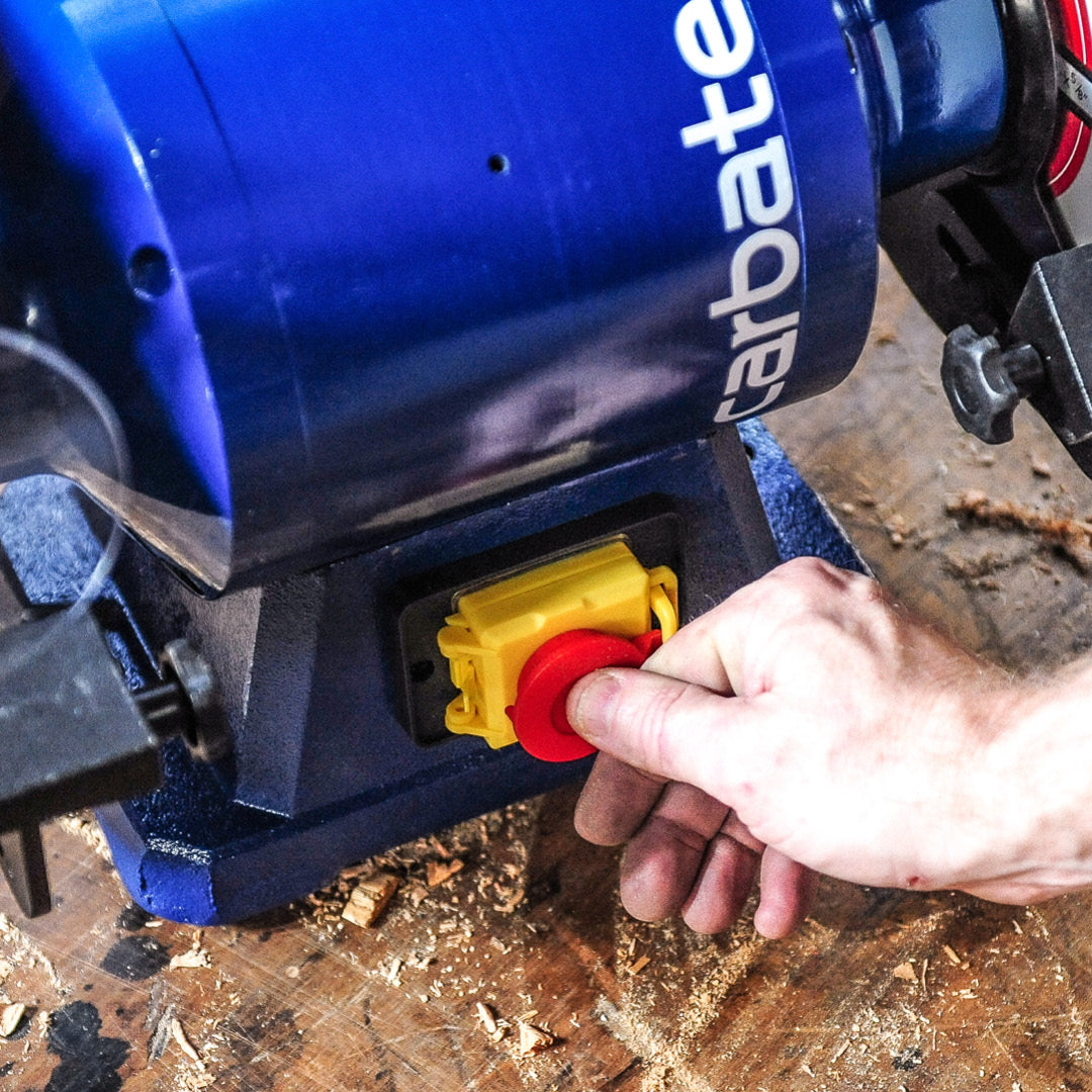 Carbatec 750W (1HP) 200mm Low Speed Bench Grinder