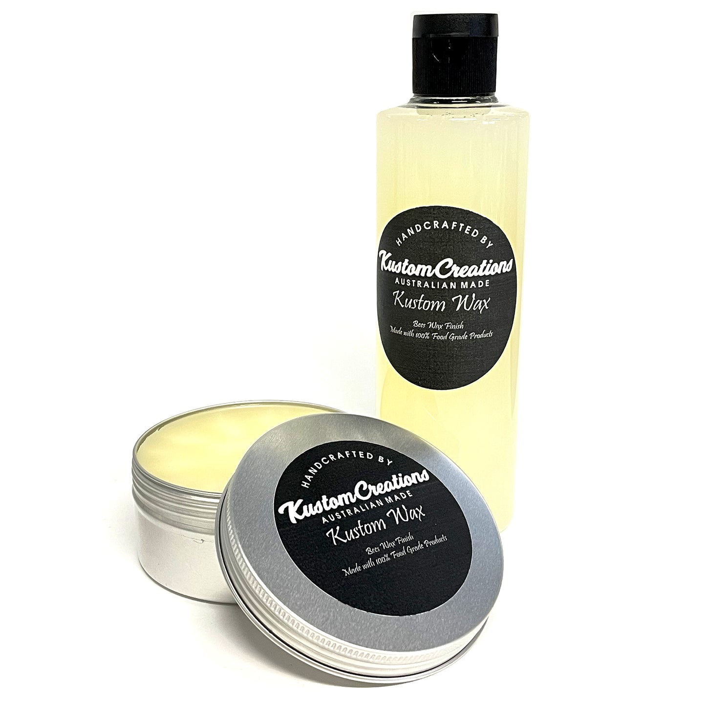 Kustom Wax Beeswax Paste and Liquid Set