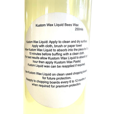 Kustom Wax Liquid Bees Wax - 250ml