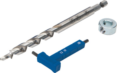 Kreg Easy-Set Drill Bit with Stop Collar and Gauge/Hex Wrench
